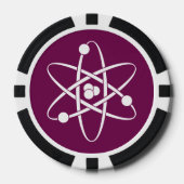 Attraktive Kräfte im Wein Pokerchips (Vorderseite)
