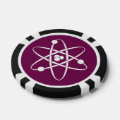 Attraktive Kräfte im Wein Pokerchips (Einzeln)