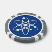 Attraktive Kräfte in Blau Pokerchips (Einzeln)