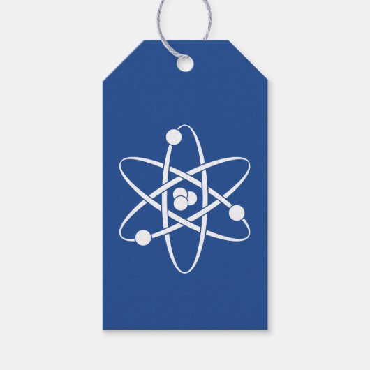Attraktive Kräfte in Blue-Gift-Tag Geschenkanhänger (Vorderseite)