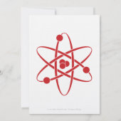 Attraktive Kräfte in Cherry Hochzeit Einladung (Rückseite)