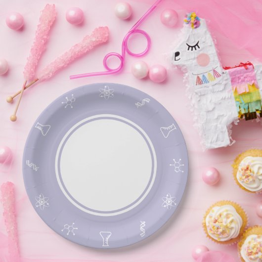 Attraktive Kräfte in der Lavendelpapierplatte Pappteller (Party)