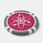 Attraktive Kräfte in Himbeere Pokerchips (Einzeln)