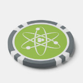 Attraktive Kräfte in Peridot Pokerchips (Einzeln)