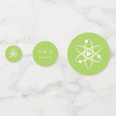 Attraktive Kräfte in Peridot Table Confetti Konfetti (Vorderseiten)