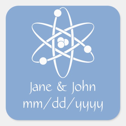 Attraktive Kräfte in Periwinkle Sticker (Vorderseite)