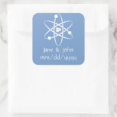 Attraktive Kräfte in Periwinkle Sticker (Tasche)