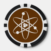 Attraktive Kräfte in Schokolade Pokerchips (Vorderseite)