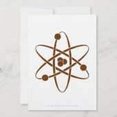 Attraktive Kräfte in Schokoladenhochzeit Einladung (Rückseite)