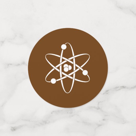 Attraktive Kräfte in Schokoladenkonfetti Konfetti (Klein Vorderseite)