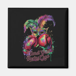 Attraktive Masquerade Maske Boxing Crew Festlich Magnet