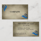 Attraktive natürliche Visitenkarte-Schablone Visitenkarte (Vorne/Hinten)