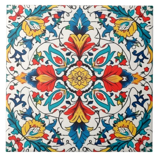 Attraktive portugiesische Azulejo Keramik Tile. Fliese (Vorderseite)