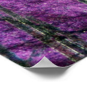 Attraktive rosa Marmorstruktur Poster (Ecke)