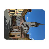 Attraktive Sicht auf Sibiu, Rumänien auf Magnet (Horizontal)