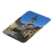 Attraktive Sicht auf Sibiu, Rumänien auf Magnet (Linke Seite)