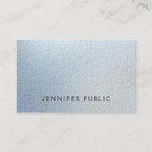 Attraktive Textur Look Glam Moderner Schlichter Lu Visitenkarte (Vorderseite)