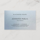 Attraktive Textur Look Glam Moderner Schlichter Lu Visitenkarte (Rückseite)