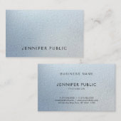 Attraktive Textur Look Glam Moderner Schlichter Lu Visitenkarte (Vorne/Hinten)