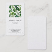 Attraktive Vegetation Moderner Minimalistischer Ch Visitenkarte (Vorne/Hinten)