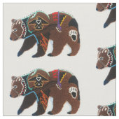 Attraktiver brauner Bär Stoff (Nahaufnahme)