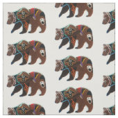 Attraktiver brauner Bär Stoff (Muster)
