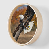 Attraktiver Designer Adler Wall Clock. Uhr (Winkel)