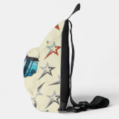 Attraktiver Gaming-Skull Beige Crossbody Bag (Rechts)