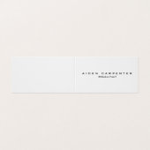 Attraktiver Trendy Stylish Modern Minimalistisch C Visitenkarten (Außenseite Aufgefaltet)