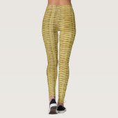 Attraktives Bambuskunstdesign Leggings (Rückseite)