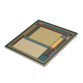 Attraktives, kühnes Kunsthandwerk Geometrisches Mu Fliese