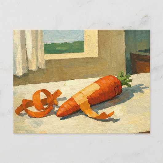 Attraktivste Karotten-Kunst Postkarte (Vorderseite)