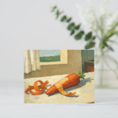 Attraktivste Karotten-Kunst Postkarte (Stehend Vorderseite)