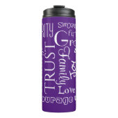 Attribute18 Personalisierte Namen, Wörter Wünsche Thermosbecher (Vorderseite)