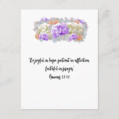 Attribute Gottes von A bis Z Anpassbare Karte (Rückseite)