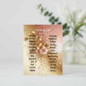 Attribute Gottes von A bis Z Ombre Enclosure Card Begleitkarte (Stehend Vorderseite)