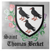 Attributes Arms of St. Thomas Becket Fliese (Vorderseite)