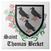 Attributes Arms of St. Thomas Becket Fliese (Vorderseite)