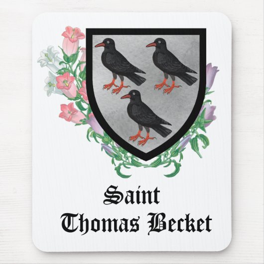 Attributes Arms of St. Thomas Becket Mousepad (Vorne)