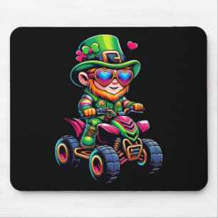 Atv 4 Wheeler Leprechaun Kinder Herren Damen St. P Mousepad