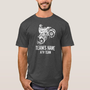 ATV alles Gelände-Fahrzeug-(kundengerechte) Team T-Shirt