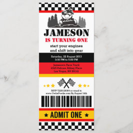 ATV Dirt Quad BikeTicket Pass Geburtstagsparty Einladung