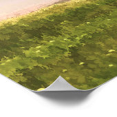 ATV Geländefahrzeug und Staub, Fun Art Poster (Ecke)