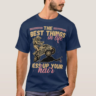 ATV Girl Quad Bike Reiten Extremes Abenteuersport T-Shirt