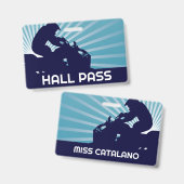 ATV Jump Teacher Hall Pass Ausweis (Vorder- & Rückseite)