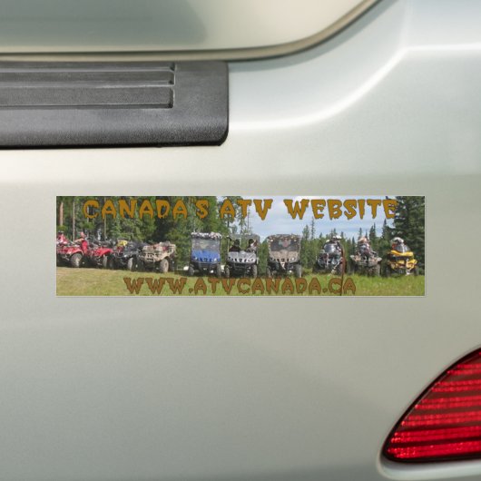 ATV Kanada Autoaufkleber-Schwarz-Kontur Autoaufkleber (Auf Auto)