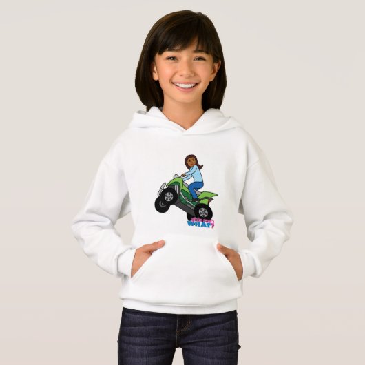 ATV-Mädchen Hoodie (Vorne ganz)