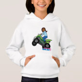 ATV-Mädchen Hoodie (Vorderseite)
