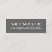 ATV (Modquadrate) Mini Visitenkarte (Rückseite)