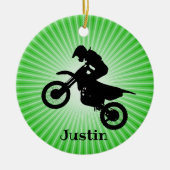 ATV Motorraddesign Keramik Ornament (Vorne)